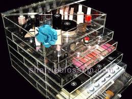 kardashian acrylic icebox makeup organizer
