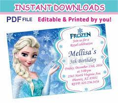 Remember, you can edit this text completely to suit your celebration. Instant Download Frozen Invitation Birthday By Funpartydesigns Frozen Invitations Frozen Birthday Party Invites Frozen Birthday Invitations
