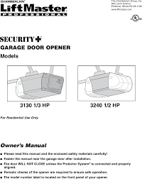 liftmaster garage door opener 3130 1 3