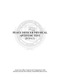 peace officer physical apude test