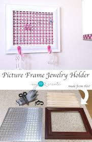 picture frame jewelry holder my