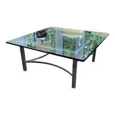 Wrought Iron Square Coffee Table