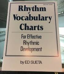 Details About Ed Sueta Rhythm Vocabulary Charts Book 1 Bulk Lot Of Thirty Four 34
