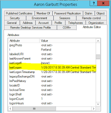Specify the target user name that keeps getting locked out and the target domain name. How To Find A User S Last Logon Time Active Directory Pro