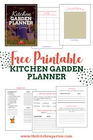 Free Printable Garden Planner The