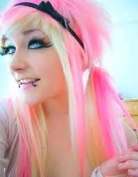 Add flourishes of pink or purple. Wow Pink And Blonde Scene Hair Colors Hair Styles Bright Hair