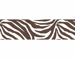 879891 Wallpops Brown White Zebra