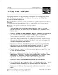 Chemistry I Honors Lab Report Format studylib net