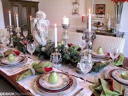 christmas table setting for a unique