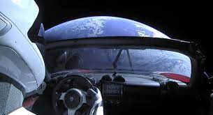 About 48226576 km from earth and roughly 157287375 km from mars. Watch The Live Feed From Spacex S Roadster Driving Starman In Space Techcrunch
