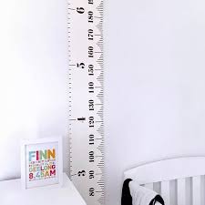 Baby Child Kids Height Ruler Kids Growth Size Chart Height Chart Measure Ruler Wall Sticker For Kids Room Home Decoration 02