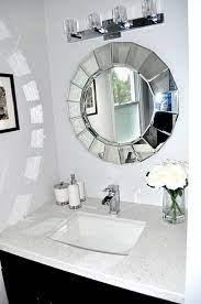 Ideally, the light source should hang on the sides or the upper area over the mirror. Bathroom Mirror Round Mirror Bathroom Bathroom Lights Over Mirror Ikea Bathroom Mirror