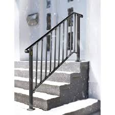 vevor 4 ft stair railing fits 4 step