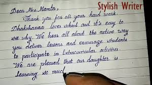 childs teacher cursive handwriting