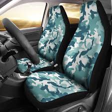 Minty Camo Car Seat Covers Mint Green