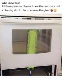 oven cleaning between the glass