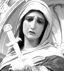 Aujourd'hui 15 sept. : Fête de Notre-Dame des Douleurs