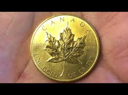 canadian maple leaf gold coin real