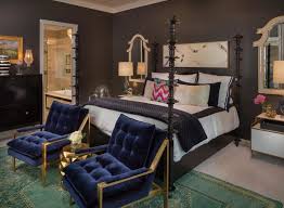 blue gold bedroom ideas design corral