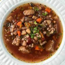 Beef And Barley Soup With Ground Beef Beef Poster gambar png