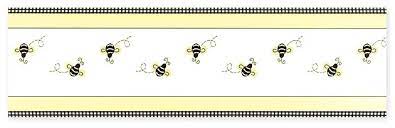 46 ble bee wallpaper border on