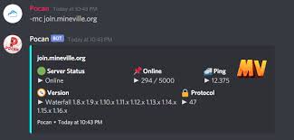 Minecraft has changed significantly since its inception, but one thing certainly has. Minecraft Server Status Check Every Minecraft Server Status With Your Discord Bot Spigotmc High Performance Minecraft
