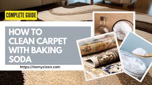 clean carpet with baking soda vinegar