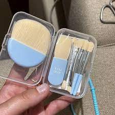 jual 6 pcs mini travel makeup brushes
