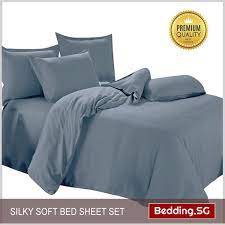 Queen Bedsheet Set Silky Soft Bed