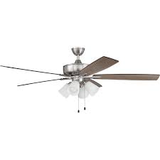 60 Inch 5 Blade Ceiling Fan With Light Kit