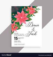 lovely wedding invitation card design