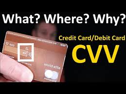 credit card cvv code where is cvv