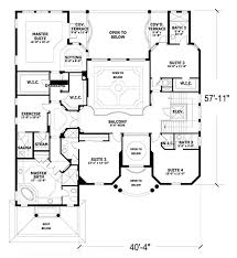 House Plan 55779 Mediterranean Style