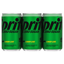 sprite zero sugar lemon lime soda mini