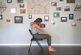 chair yoga sequence for a gentle