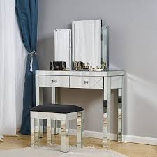 Vanity Table Stool Mirror