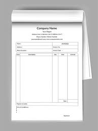 bill book invoice designs