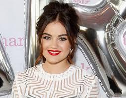 lucy hale on bold brows and her