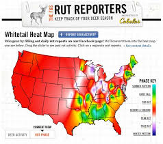 Deer Rut Heat Map Images Deer Collections Occazic Com