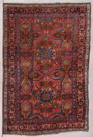 7780 antique bidjar persian rug 4 9 x