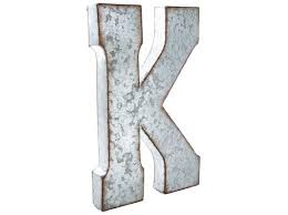 metal letter wall decor