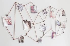 creative ways to hang photos without frames