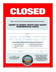 · spcc monthly inspection checklist environmental health and safety instructions: Oc Health Officials Propose Color Coded Restaurant Inspection Seals Orange County Register