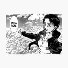Eren yeager (エレン・イェーガー eren yēgā?) is a former member of the survey corps. Eren Yeager Posters Redbubble