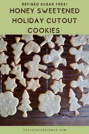 honey sweetened cut out cookie recipe