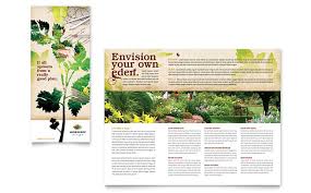 Mygarden is here to inspire you to create your dream garden. Landscape Design Tri Fold Brochure Template Design