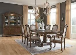 Intricate engravings can give dining room tables a handmade look, and there are many fine examples of such table sets in this collection. Ashley Furniture Dining Table Traditional Dining Furniture Sets For Sale In Stock Ebay