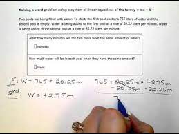 Word Problems Solving Word Problems