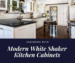 Whether it's a white shaker kitchen cabinet or a white shaker. Designing Kitchens With Modern White Shaker Cabinets Best Online Cabinets