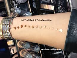 Beauty Professor Kat Von D Lock It Tattoo Foundation